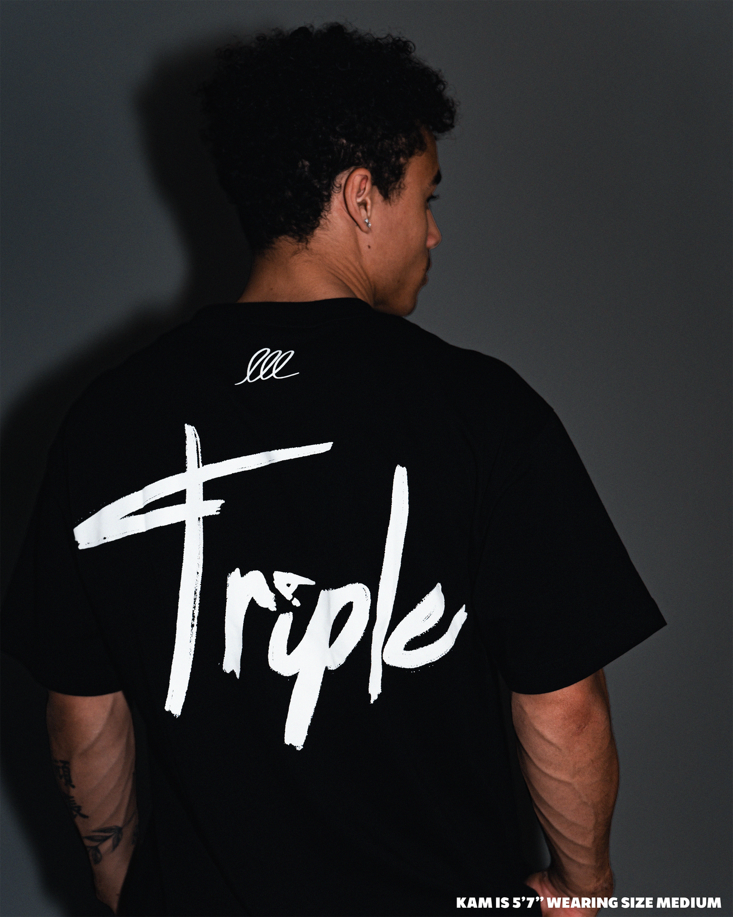 Triple Short Sleeve Shirt Black