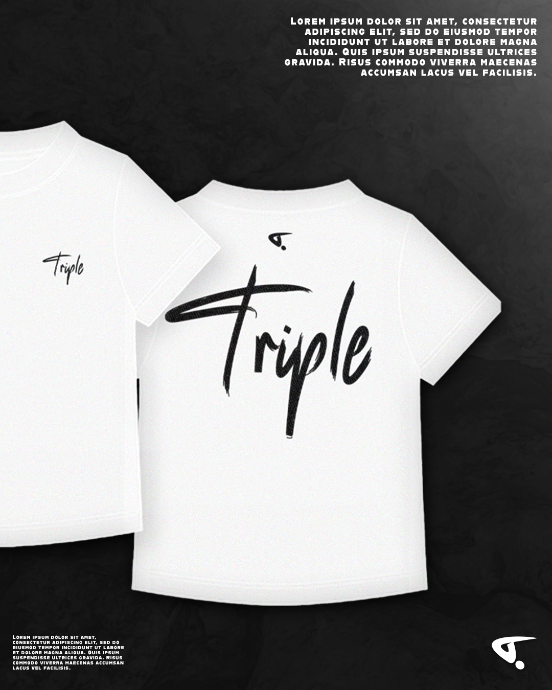 Triple Short sleeve shirt white